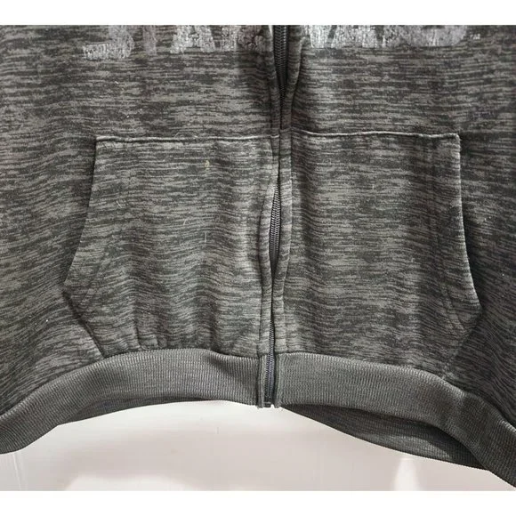 Star Wars Darth Vader Heather Gray Full Zip Hoodie Adult Size Large Lucasfilm - Picture 7 of 8